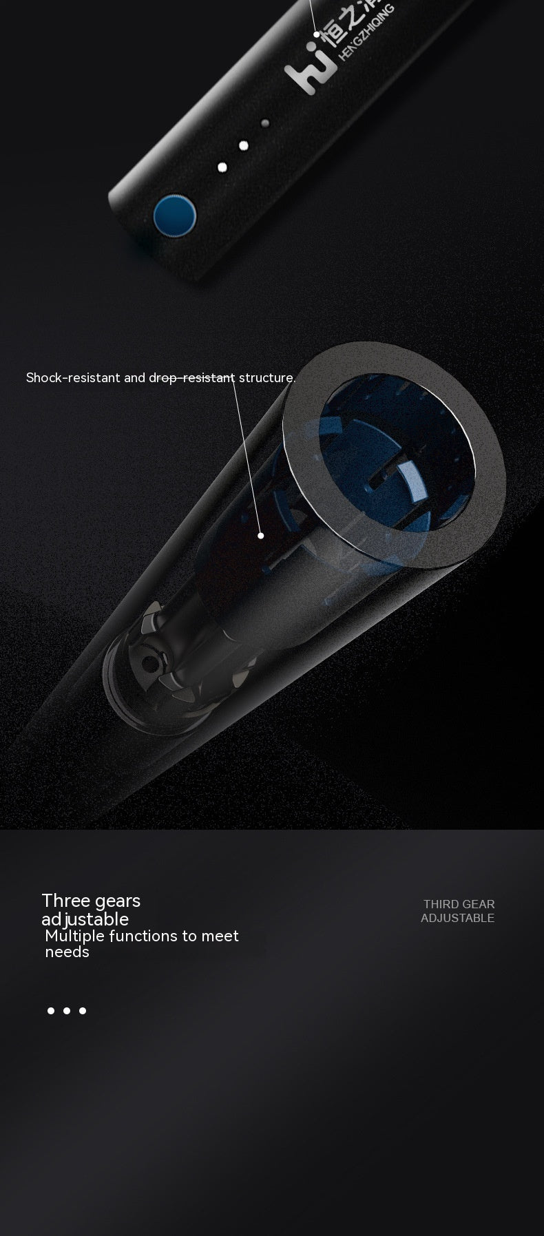 Nanoneedle Facial Device - 3-in-1 Skin Care Tool for Wrinkles & Firming