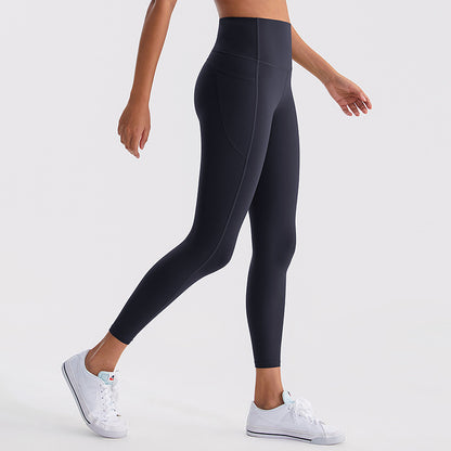 High Waist Sculpting Leggings - Tummy Control & Hip Lift Workout Running Pants