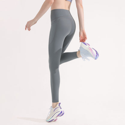 High Waist Sculpting Leggings - Tummy Control & Hip Lift Workout Running Pants