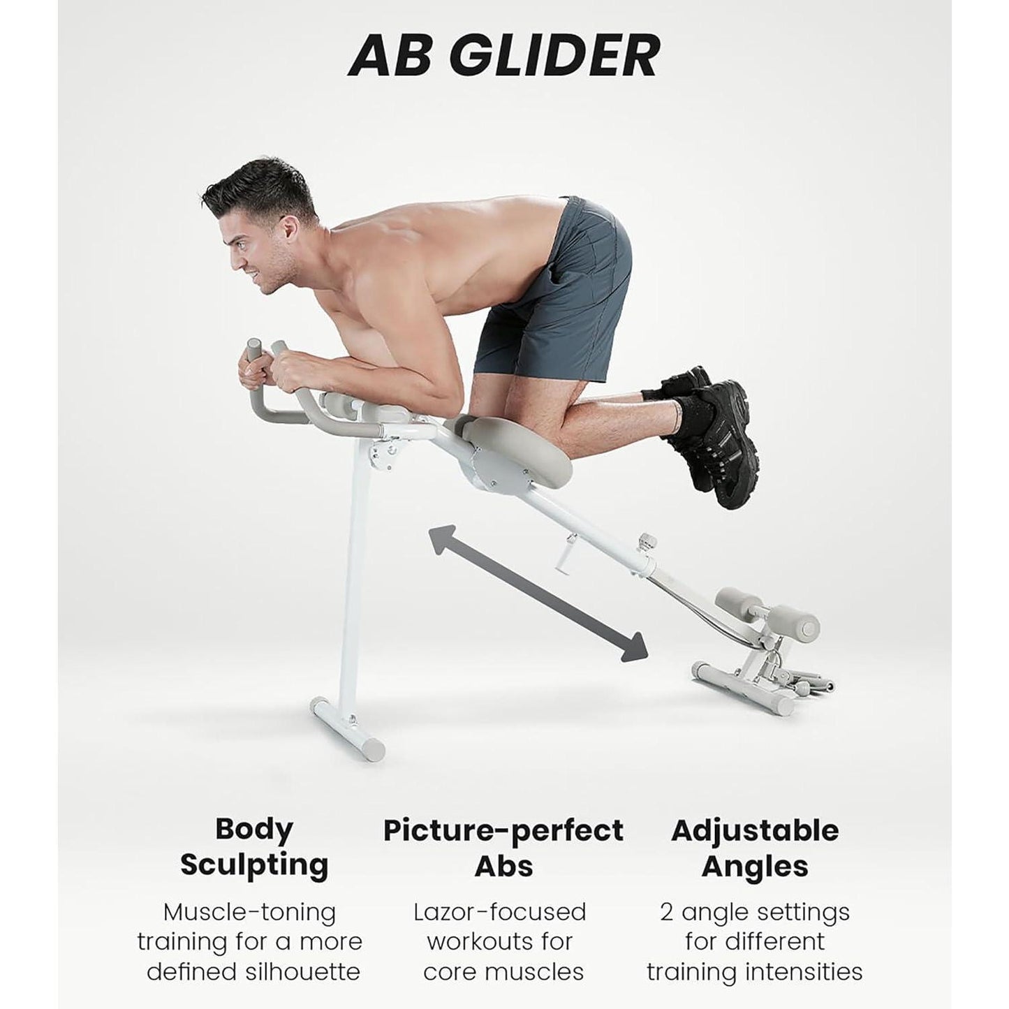 Pro Max 4-in-1 Home Gym - Rowing Machine, Leg Press, Ab Glider & Roman Chair