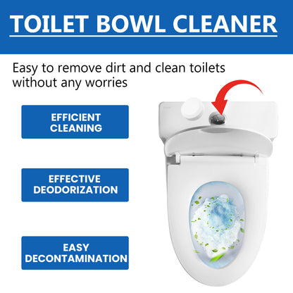 Toilet Cleaning Tablets - Effervescent Bowl Cleaner & Deodorizer, 10 Count