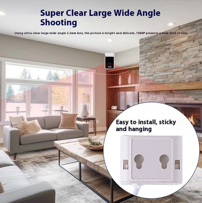 Wi-Fi Security Camera - 360° Pet Camera with Night Vision & Motion Alerts