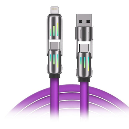 4-in-1 Fast Charging Cable - 240W Universal USB Cable for Car & Home, 3M