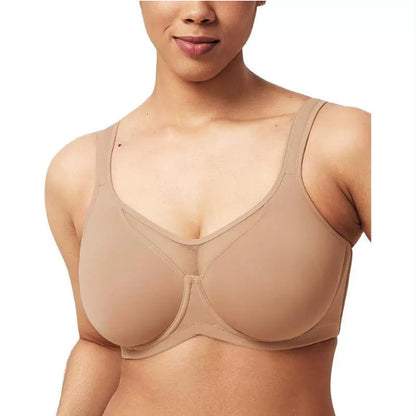 Seamless Deep V Neck Bra - No Wire Comfort Bra for Everyday Wear