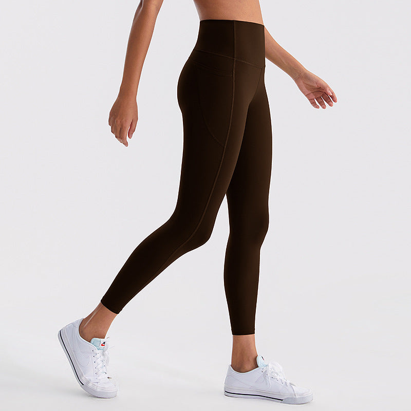 High Waist Sculpting Leggings - Tummy Control & Hip Lift Workout Running Pants