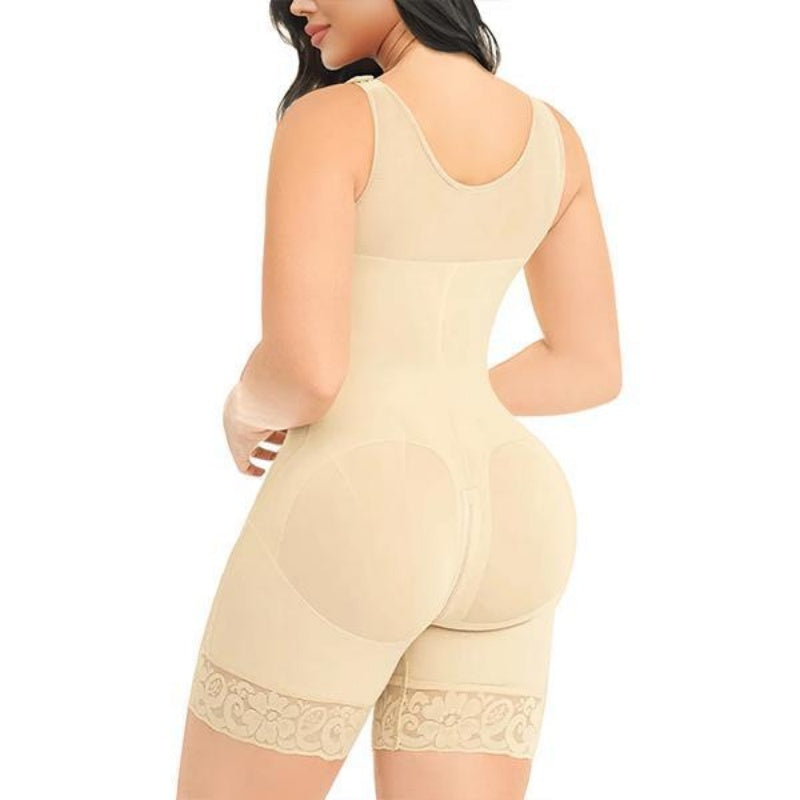Colombian Body Shaper for Women - Post-Surgery Girdle with Zipper & Tummy Control