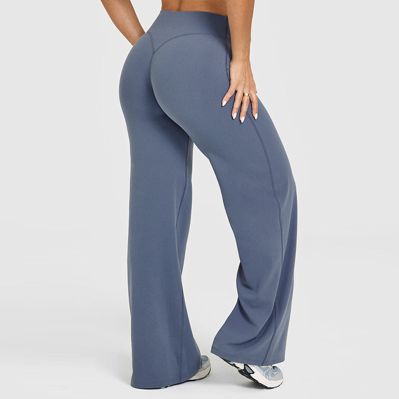 Butt Lifting Yoga Pants - Tummy Control High Waist Straight Leg Leggings