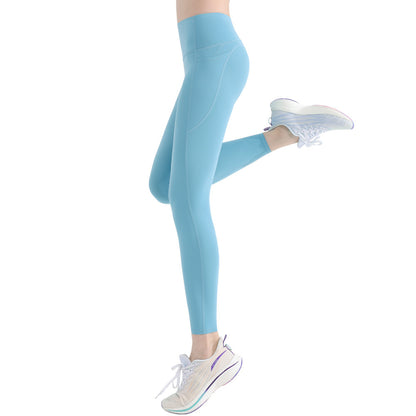 High Waist Sculpting Leggings - Tummy Control & Hip Lift Workout Running Pants