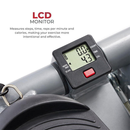 Hydraulic Home Stepper Machine - Silent Cardio Fitness Equipment for Small Spaces