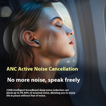 Wireless Earbuds with LED Light - Bluetooth 5.3 In-Ear Headphones, Noise Reduction