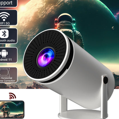Android Smart Projector - 720P HD Home Video Projector with Wi-Fi & Bluetooth