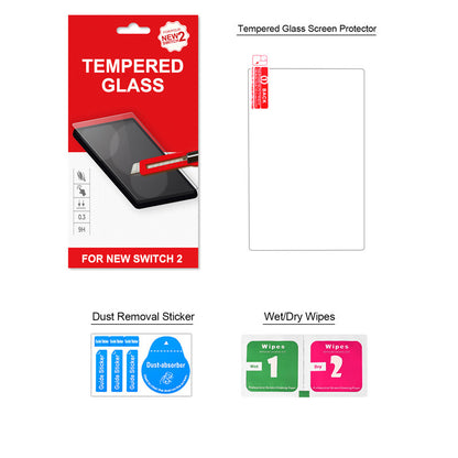 Nintendo Switch Screen Protector - HD Tempered Glass Film with Installation Kit