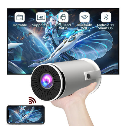 Android Smart Projector - 720P HD Home Video Projector with Wi-Fi & Bluetooth